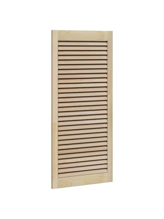 Skapju durvis 4 pcs brūna 110 x 49.5 x 2.1 cm priedes masīvkoks