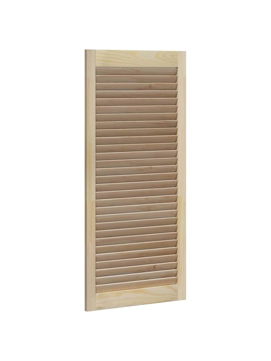Skapju durvis 4 pcs brūna 110 x 49.5 x 2.1 cm priedes masīvkoks