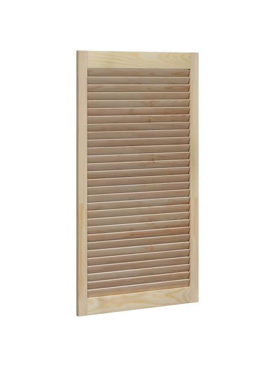 Skapju durvis 4 pcs brūna 110 x 59.5 x 2.1 cm priedes masīvkoks