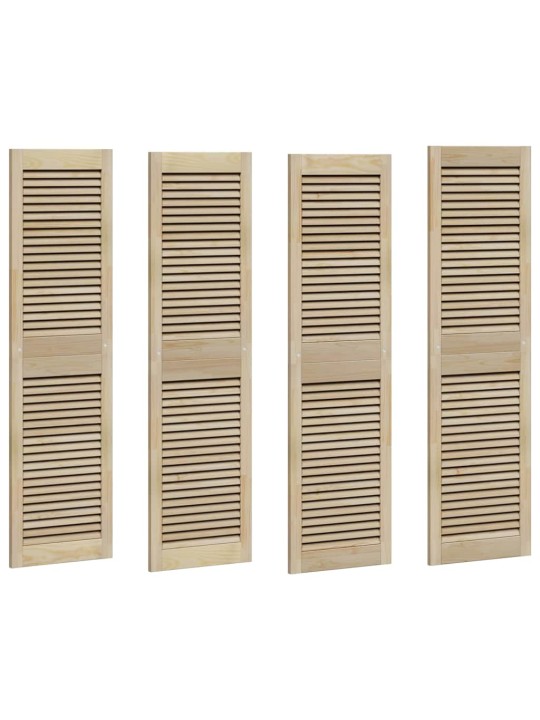 Skapju durvis other ar durvīm 4 pcs brūna 140.5 x 39.5 x 2.1 cm