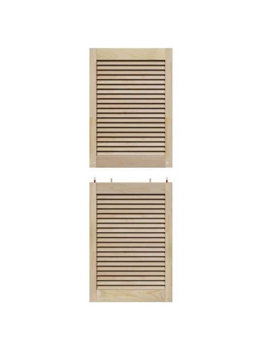 Skapju durvis other ar durvīm 4 pcs brūna 140.5 x 49.5 x 2.1 cm