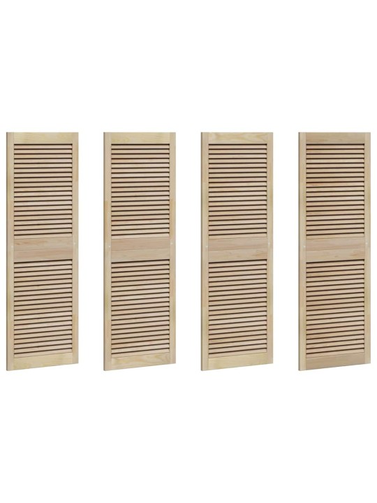 Skapju durvis other ar durvīm 4 pcs brūna 140.5 x 49.5 x 2.1 cm