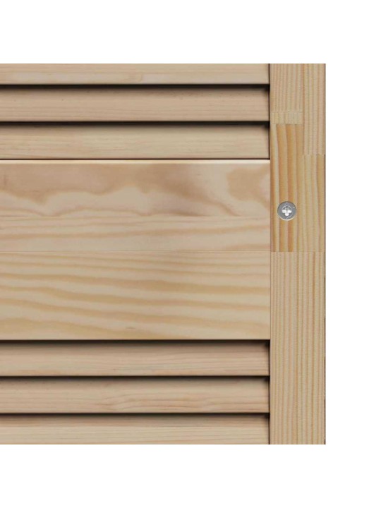 Skapju durvis other ar durvīm 4 pcs brūna 140.5 x 59.5 x 2.1 cm