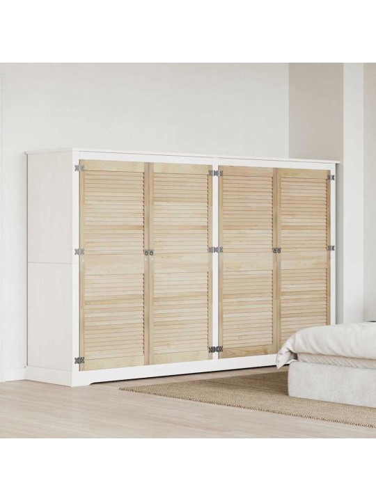 Skapju durvis other ar durvīm 4 pcs brūna 140.5 x 59.5 x 2.1 cm