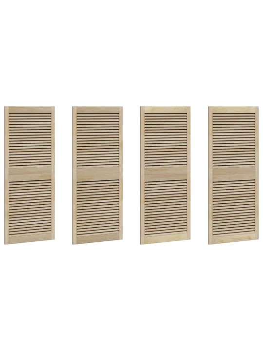 Skapju durvis other ar durvīm 4 pcs brūna 140.5 x 59.5 x 2.1 cm