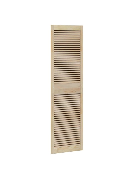 Skapju durvis 4 pcs brūna 170 x 49.5 x 2.1 cm priedes masīvkoks