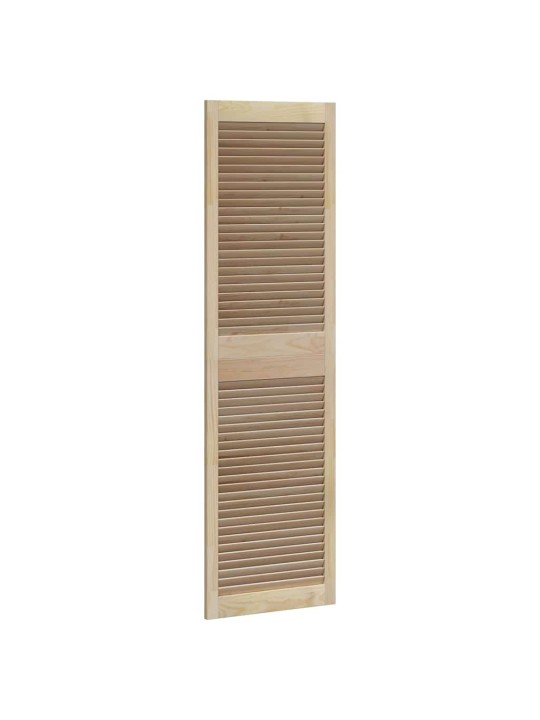 Skapju durvis 4 pcs brūna 170 x 49.5 x 2.1 cm priedes masīvkoks