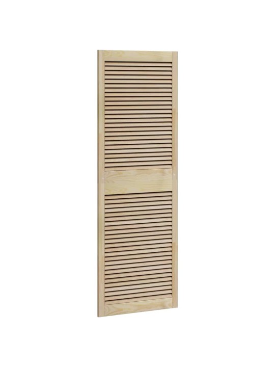 Skapju durvis 4 pcs brūna 170 x 59.5 x 2.1 cm priedes masīvkoks