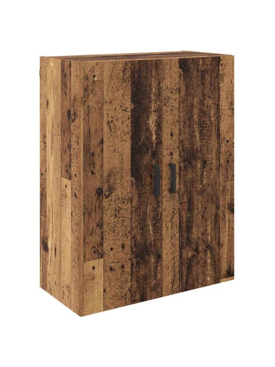 Sienā uzstādītie skapji 2 pcs vecs koks 69.5 x 34 x 90 cm