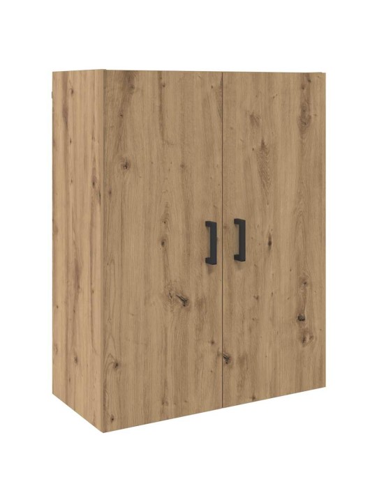 Sienā uzstādītie skapji 2 pcs amatnieku ozola 69.5 x 34 x 90 cm