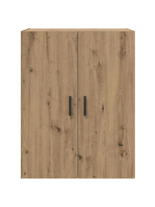Sienā uzstādītie skapji 2 pcs amatnieku ozola 69.5 x 34 x 90 cm