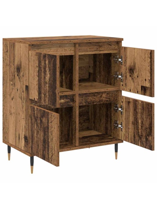 Sānu skapji 3 pcs vecs koks 180 x 35 x 70 cm inženierijas koks