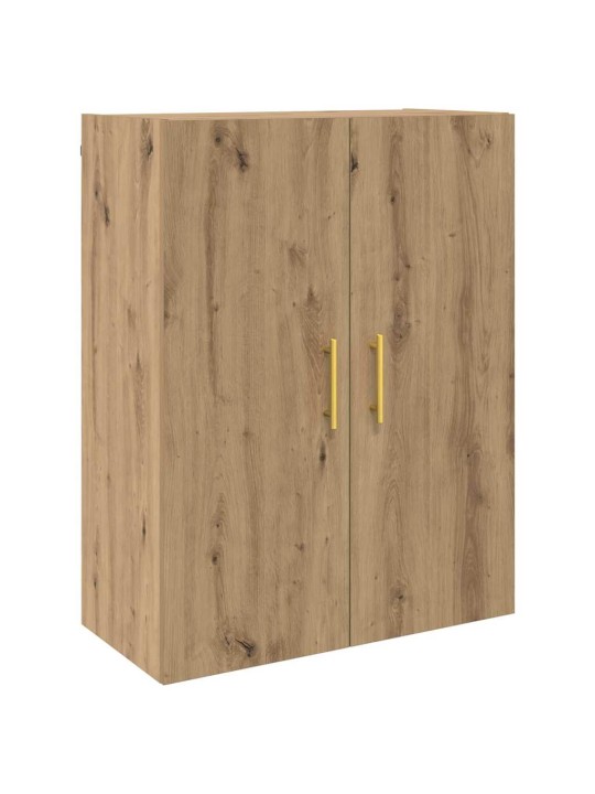 Sienā uzstādītie skapji 2 pcs amatnieku ozola 69.5 x 34 x 90 cm