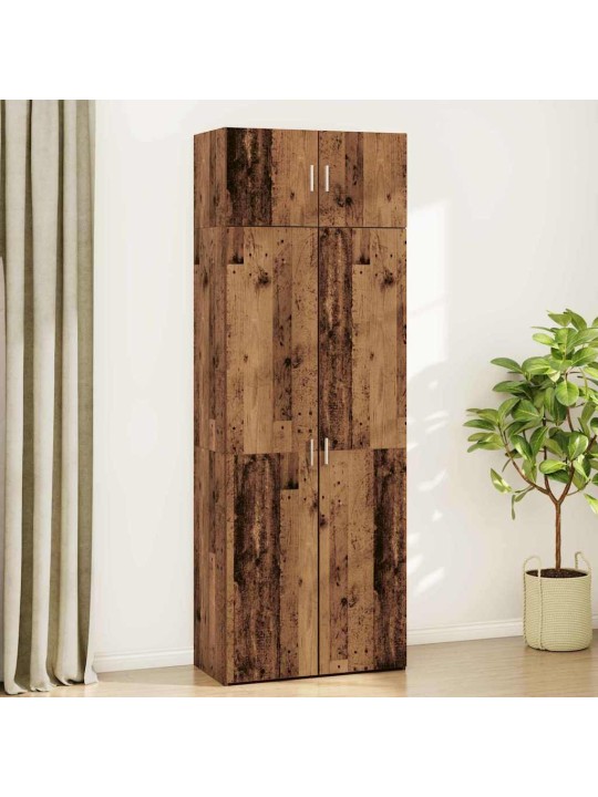 Skapītis vecs koks 80 x 42.5 x 225 cm inženierijas koks