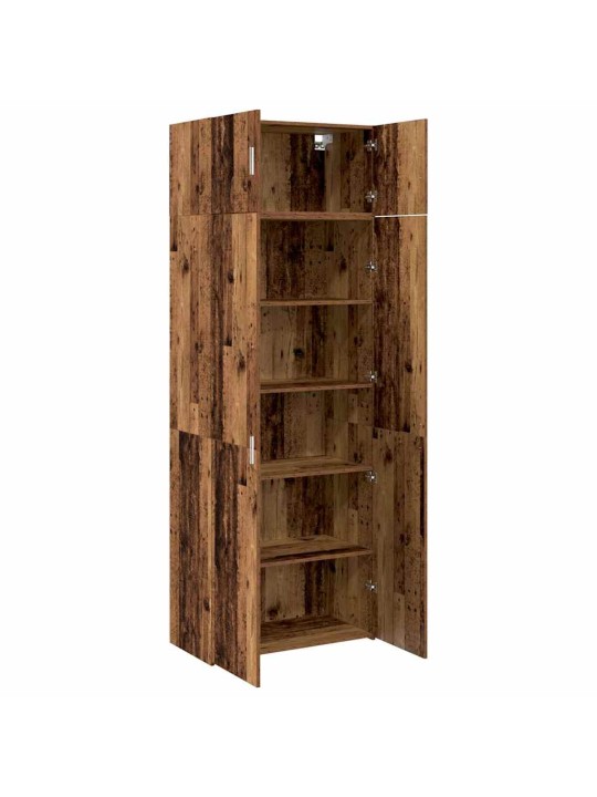 Skapītis vecs koks 80 x 42.5 x 225 cm inženierijas koks
