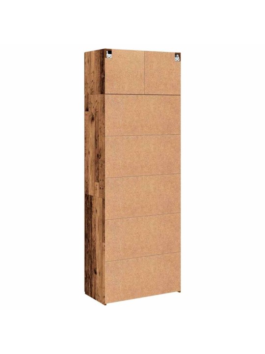 Skapītis vecs koks 80 x 42.5 x 225 cm inženierijas koks