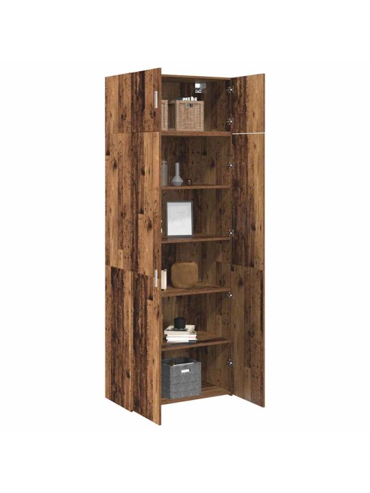 Skapītis vecs koks 80 x 42.5 x 225 cm inženierijas koks