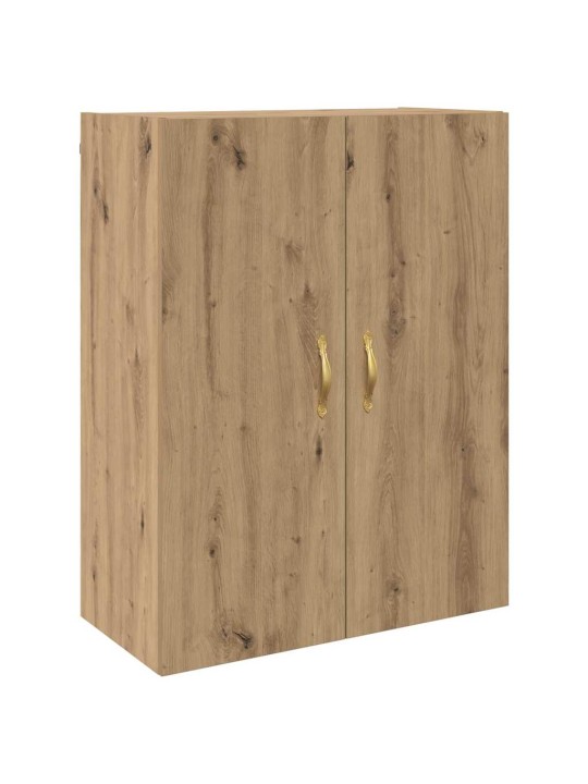 Sienā uzstādītie skapji 2 pcs amatnieku ozola 69.5 x 34 x 90 cm