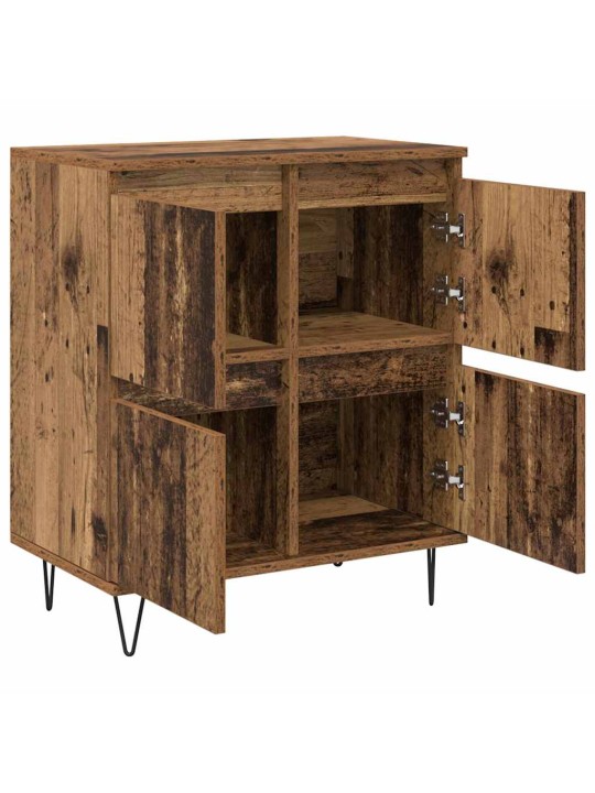 Sānu skapji 3 pcs vecs koks 180 x 35 x 70 cm inženierijas koks