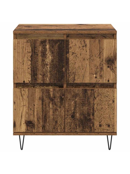 Sānu skapji 3 pcs vecs koks 180 x 35 x 70 cm inženierijas koks