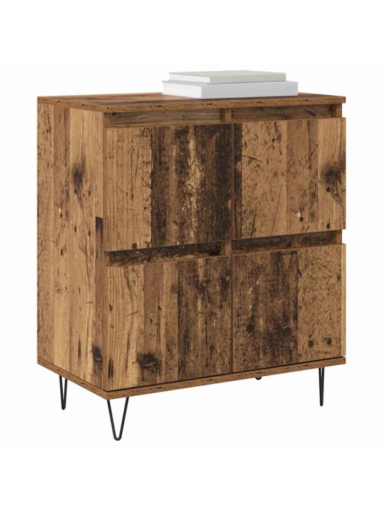 Sānu skapji 3 pcs vecs koks 180 x 35 x 70 cm inženierijas koks