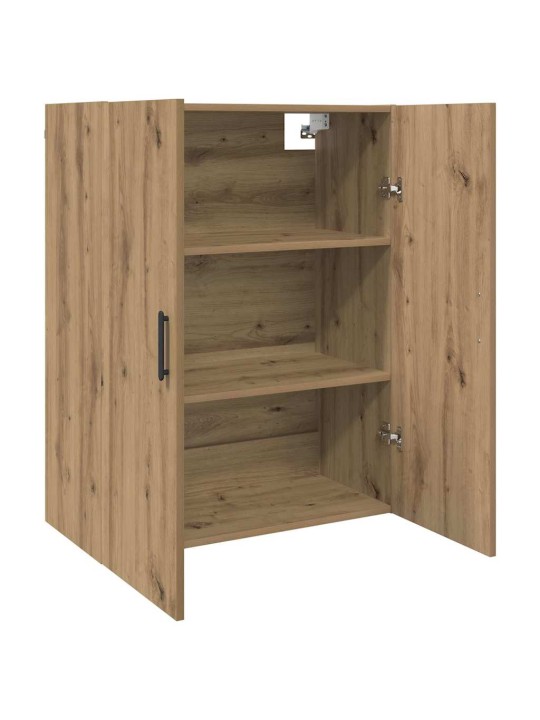 Sienā uzstādītie skapji 2 pcs amatnieku ozola 69.5 x 34 x 90 cm