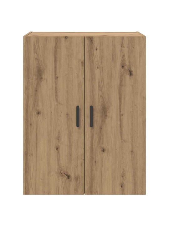 Sienā uzstādītie skapji 2 pcs amatnieku ozola 69.5 x 34 x 90 cm