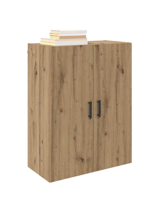 Sienā uzstādītie skapji 2 pcs amatnieku ozola 69.5 x 34 x 90 cm