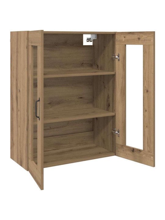 Sienā uzstādītie skapji 2 pcs amatnieku ozola 69.5 x 34 x 90 cm