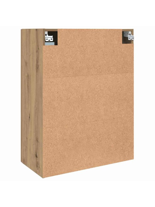 Sienā uzstādītie skapji 2 pcs amatnieku ozola 69.5 x 34 x 90 cm