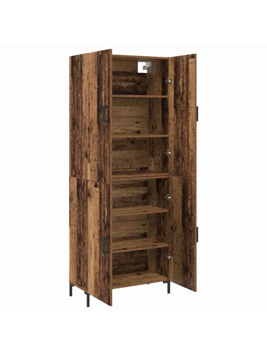Augstais skapītis vecs koks 69.5 x 34 x 180 cm