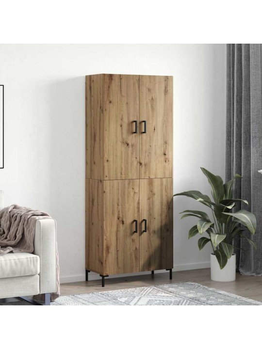 Augstais skapītis amatnieku ozola 69.5 x 34 x 180 cm