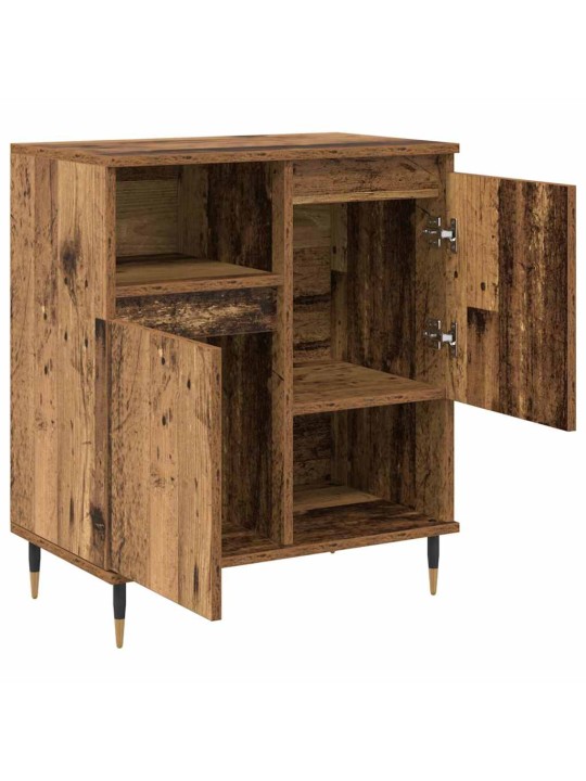 Sānu skapji 3 pcs vecs koks 180 x 35 x 70 cm inženierijas koks