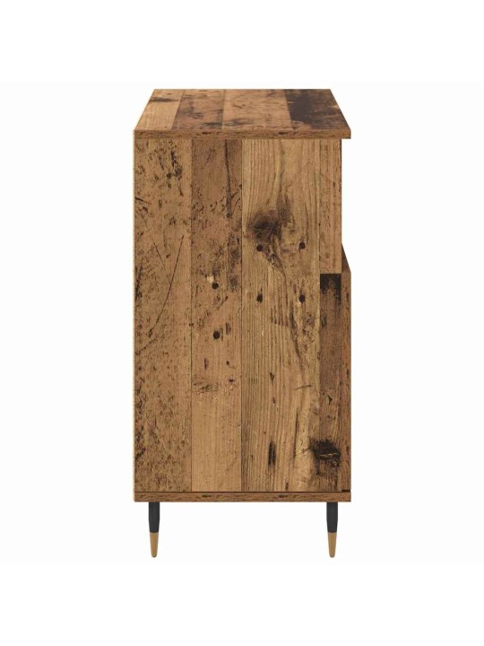Sānu skapji 3 pcs vecs koks 180 x 35 x 70 cm inženierijas koks