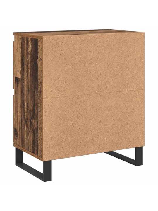 Sānu skapji 2 pcs vecs koks 120 x 35 x 70 cm inženierijas koks