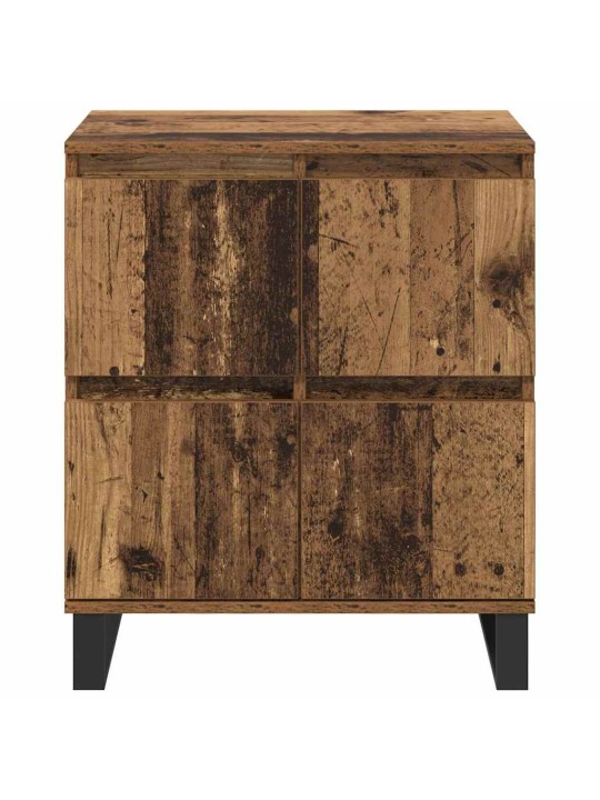 Sānu skapji 2 pcs vecs koks 120 x 35 x 70 cm inženierijas koks