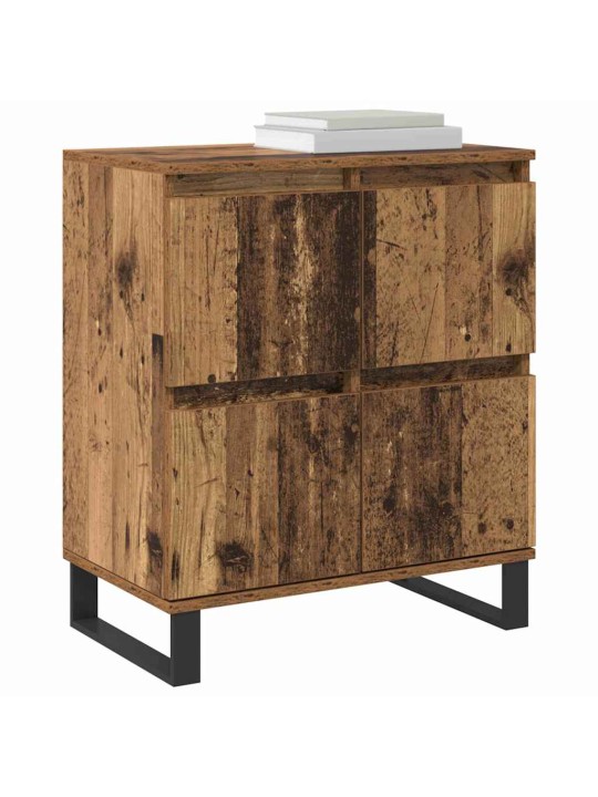 Sānu skapji 2 pcs vecs koks 120 x 35 x 70 cm inženierijas koks