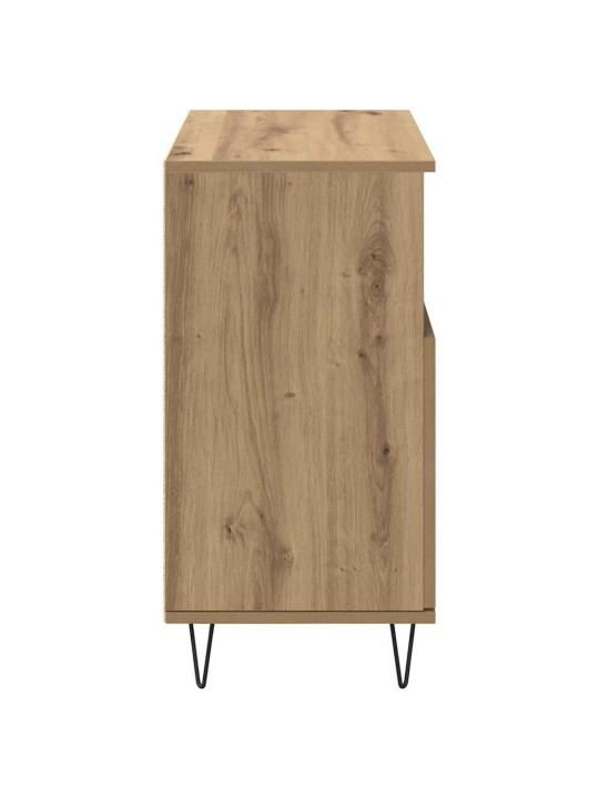 Sānu skapji 2 pcs amatnieku ozola 120 x 35 x 70 cm