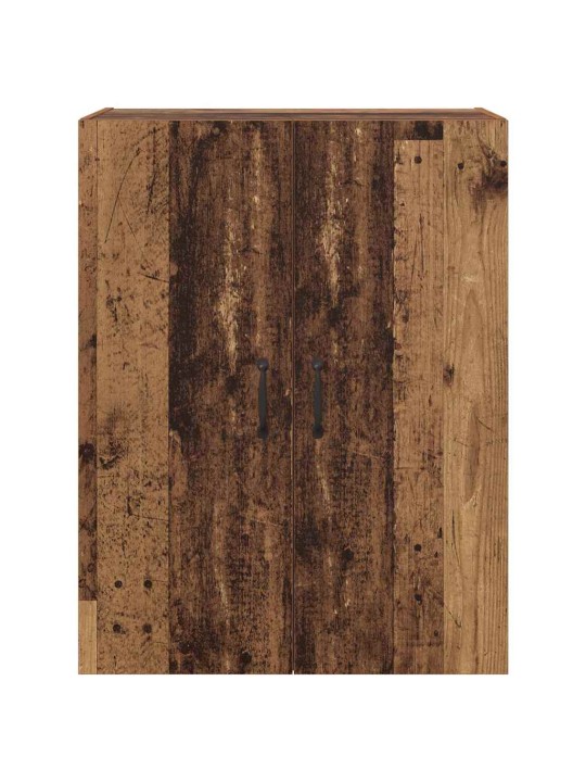 Sienā uzstādītie skapji 2 pcs vecs koks 69.5 x 34 x 90 cm