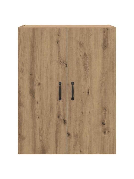 Sienā uzstādītie skapji 2 pcs amatnieku ozola 69.5 x 34 x 90 cm