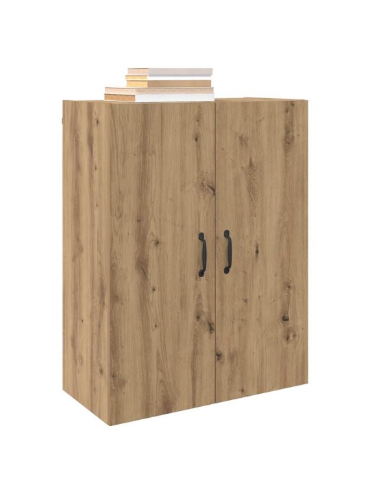 Sienā uzstādītie skapji 2 pcs amatnieku ozola 69.5 x 34 x 90 cm