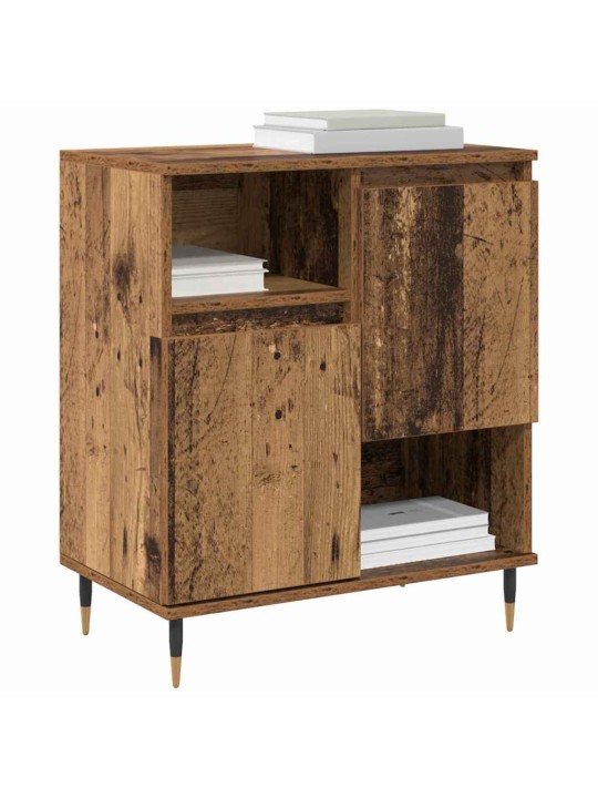 Sānu skapji 2 pcs vecs koks 120 x 35 x 70 cm inženierijas koks
