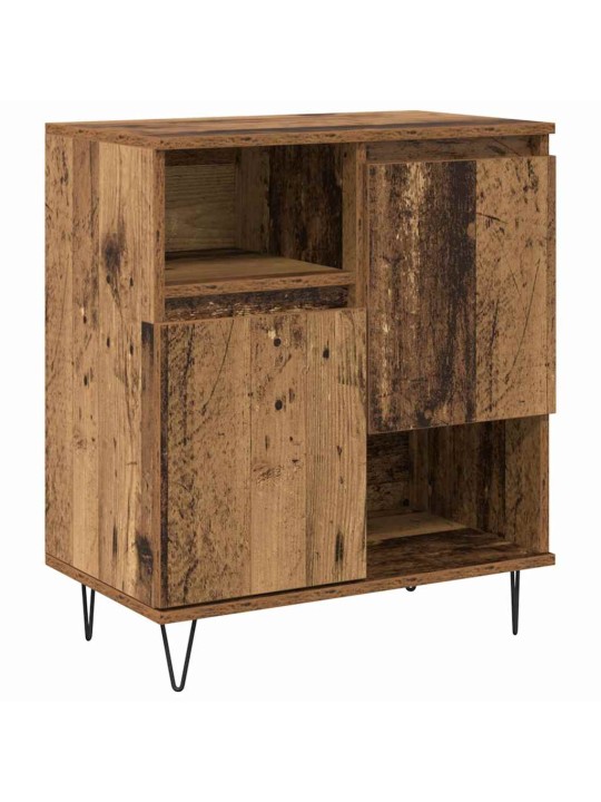 Sānu skapji 3 pcs vecs koks 180 x 35 x 70 cm inženierijas koks