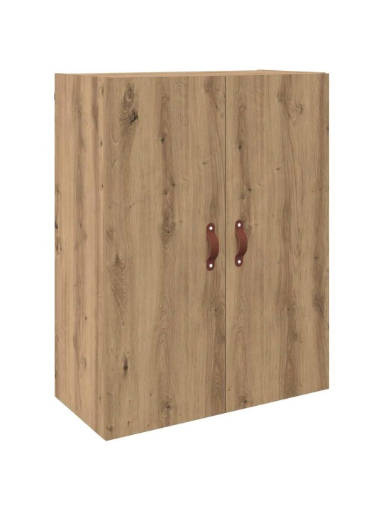 Sienā uzstādītie skapji 2 pcs amatnieku ozola 69.5 x 34 x 90 cm