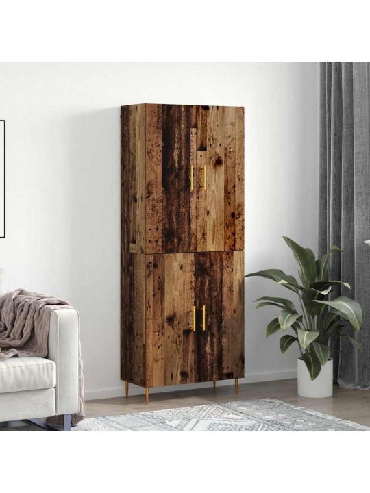 Augstais skapītis vecs koks 69.5 x 34 x 180 cm