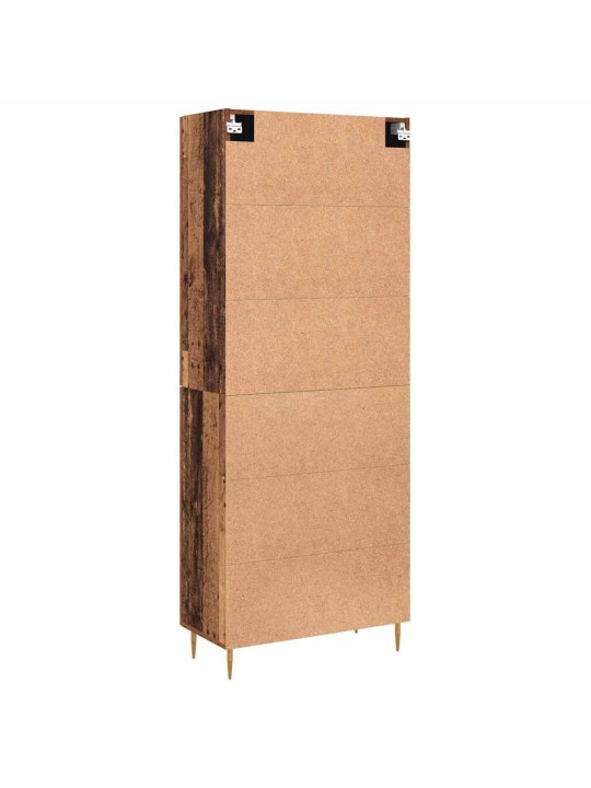 Augstais skapītis vecs koks 69.5 x 34 x 180 cm