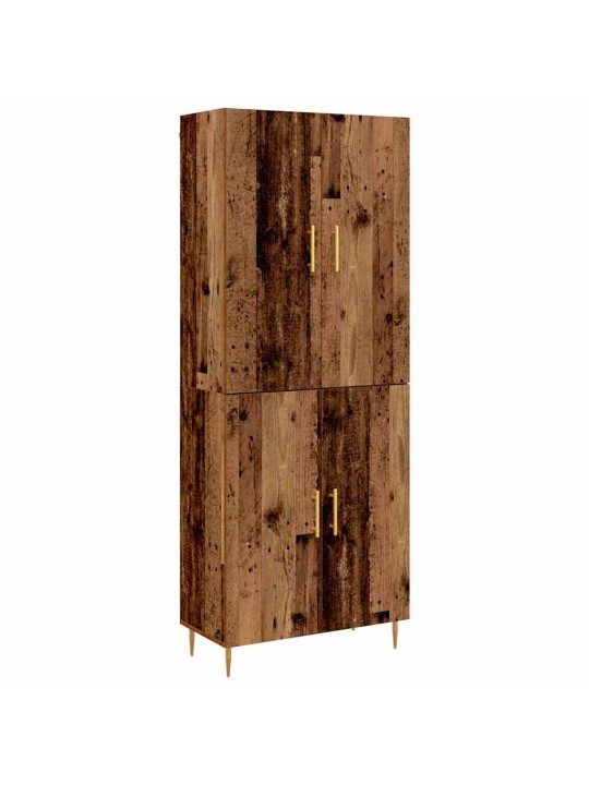 Augstais skapītis vecs koks 69.5 x 34 x 180 cm