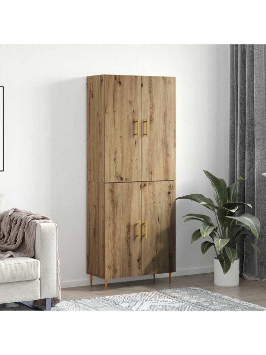Augstais skapītis amatnieku ozola 69.5 x 34 x 180 cm