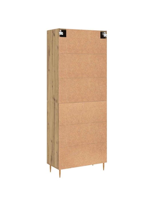 Augstais skapītis amatnieku ozola 69.5 x 34 x 180 cm