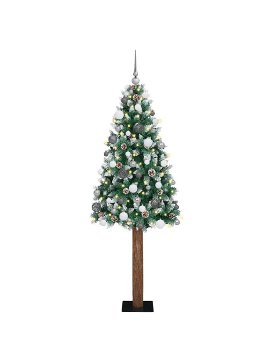 Tievā ziemassvētku egle zaļa 77 x 77 x 210 cm pvc